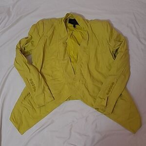 Chartreuse BCBGMaxAzria Blazer mustard yellow size s
